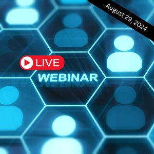 Live Webinar on August 29, 2024